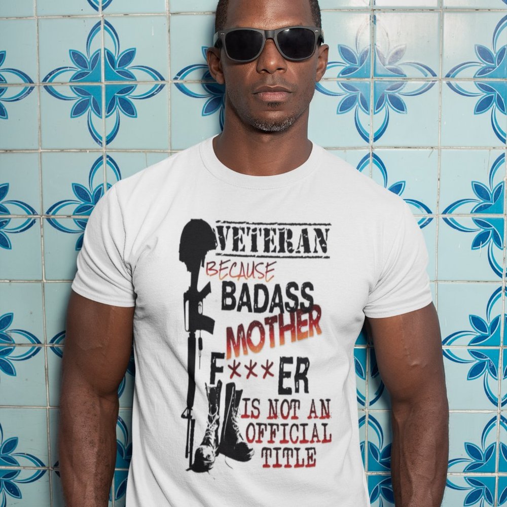 Sublimated Veteran T Shirt Size 2XL 100% Polyester